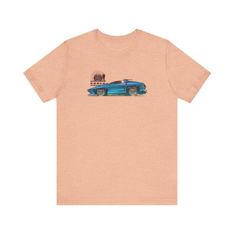 The MAN from U.N.C.L.E. Piranha TV Car Fireball Jersey Short Sleeve Tee Shirt - Multiple Colors image 6
