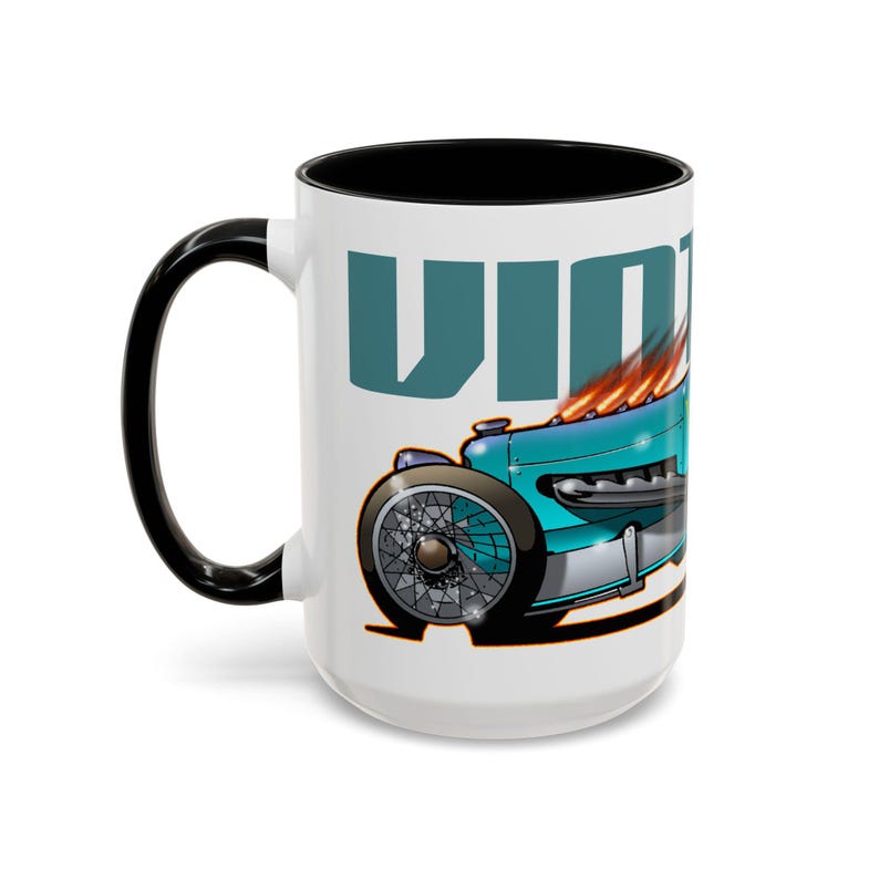 CUSTOM VINTAGE Rennwagen Fireball Art Kaffeetasse - 2 Größen Bild 9