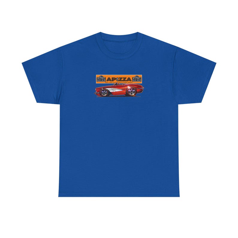 Camiseta con diseño de bola de fuego del Corvette 1958 APIZZA 1 - Varios colores imagen 4