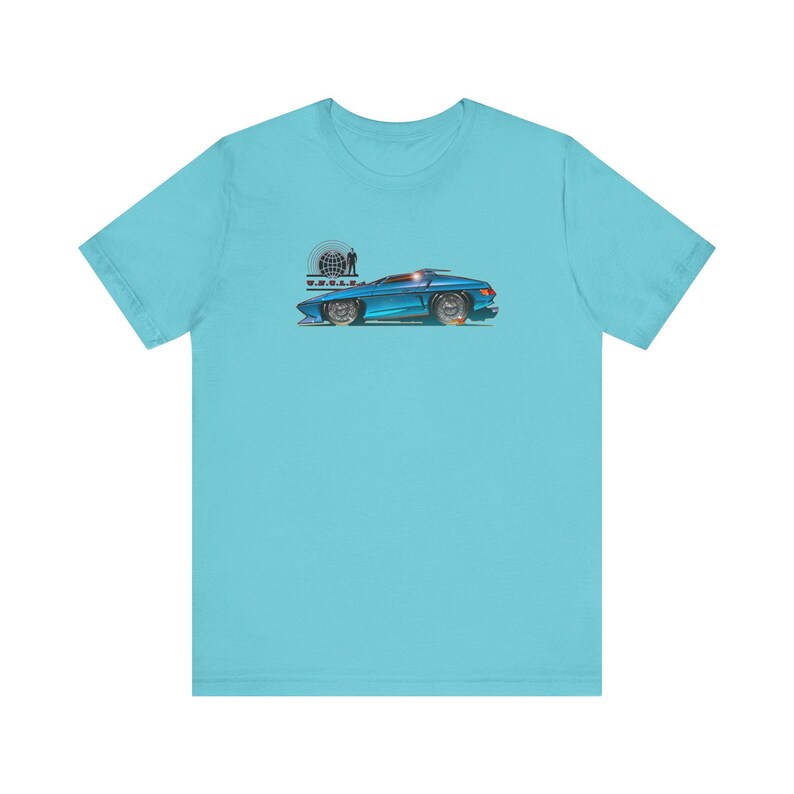 The MAN from U.N.C.L.E. Piranha TV Car Fireball Jersey Short Sleeve Tee Shirt - Multiple Colors image 8