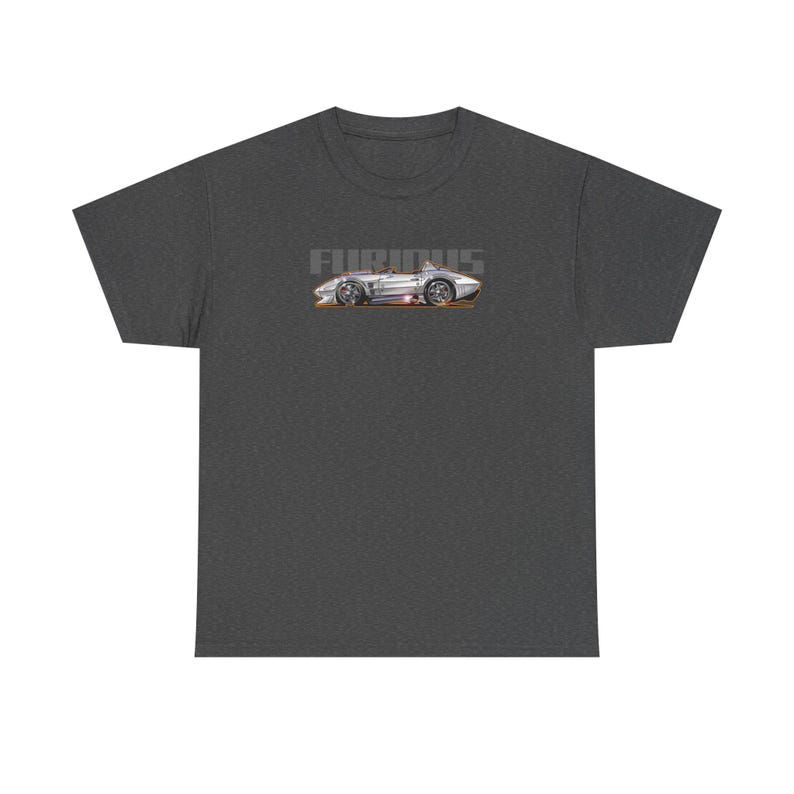 FAST AND FURIOUS Grand Sport Stingray Corvette Fireball Art Cotton Tee Shirt - Colors image 4