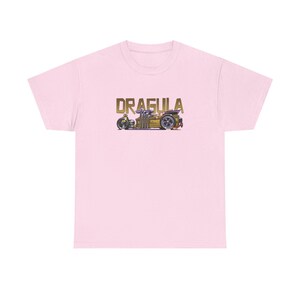 Camiseta de algodón grueso con diseño de bola de fuego de la serie de televisión MUNSTERS DRAGULA, 13 colores imagen 10