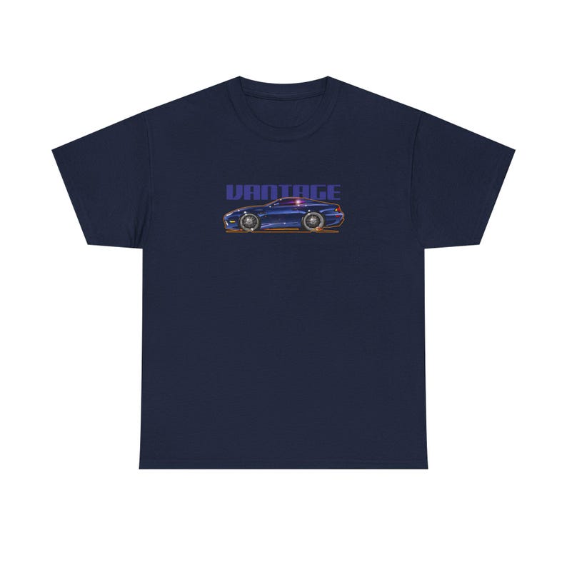 ASTON MARTIN VANTAGE 2001 Fireball Art Tee Shirt - Multiple Colors image 5