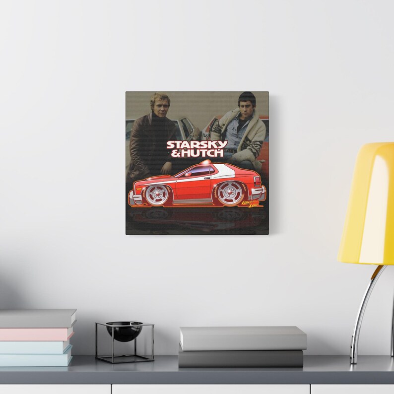 Impresión en lienzo de arte de pared de bola de fuego de STARSKY Y HUTCH imagen 8