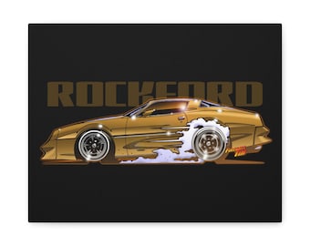 Archiwa Rockforda Pontiac Firebird Fireball Art Canvas Print ścienny