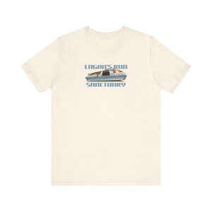 LOGAN'S RUN Sci Fi TV Car Collectible Fireball Art Short Sleeve Tee 12 Colors image 4