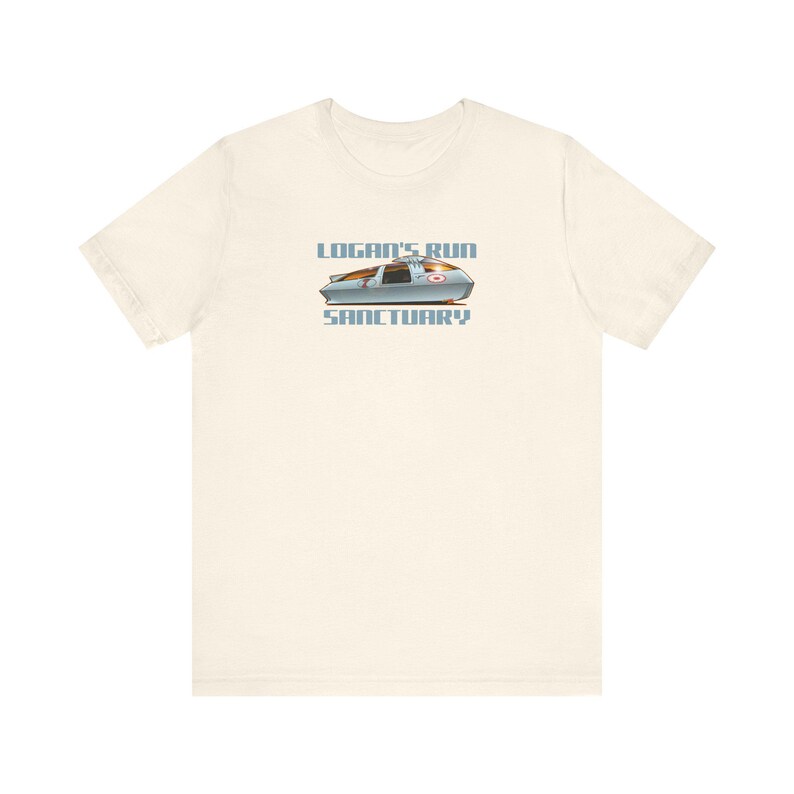 LOGAN'S RUN Sci Fi TV Car Collectible Fireball Art Short Sleeve Tee 12 Colors image 4