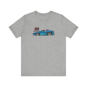 The MAN from U.N.C.L.E. Piranha TV Car Fireball Jersey Short Sleeve Tee Shirt - Multiple Colors image 9