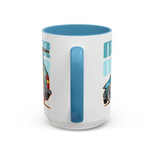 MINI COOPER Custom Woodie Fireball Art Coffee Mug 11oz image 10