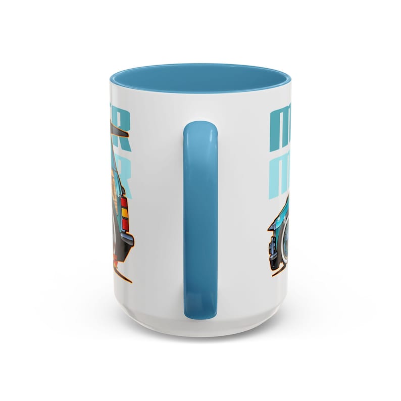 MINI COOPER Custom Woodie Fireball Art Coffee Mug 11oz image 10