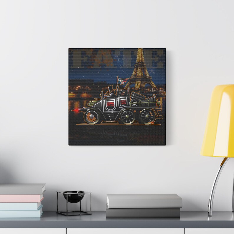 THE GREAT RACE Professor Fate Hannibal 8 Fireball Art Canvas Wall Print image 13