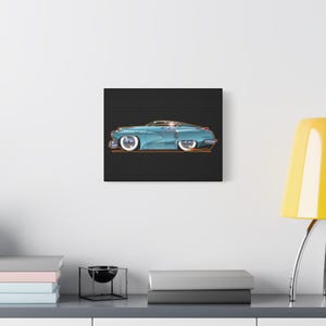 TUCKER TORPEDO 48 Collectible Fireball Art Canvas Print image 3