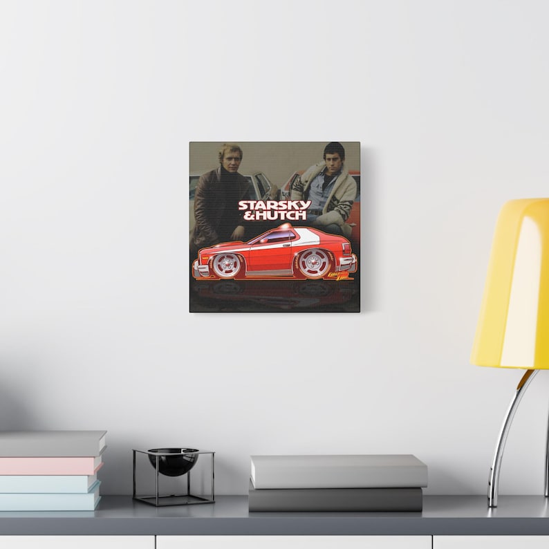 Impresión en lienzo de arte de pared de bola de fuego de STARSKY Y HUTCH imagen 3