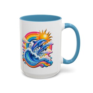 DOLPHIN SPLASH 1 Aquarium Series Fireball Art Coffee Mug - 2 Sizes image 20