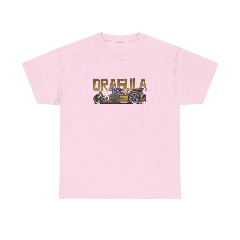 MUNSTERS DRAGULA TV Show Fireball Art Heavy Cotton Tee 13 Colors image 10
