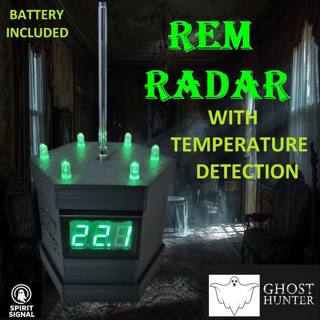 REM Radar, Ghost Hunting Equipment With Temperature Detection - Etsy