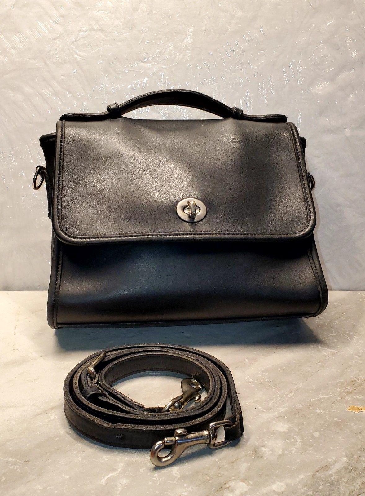 Coach Black Court Bag 9870 - Etsy