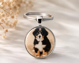 Personalised Keyring Gift | Custom  Photo Keychain | Memorial Pet Keepsake | Handmade mAccessory | Bag Charm