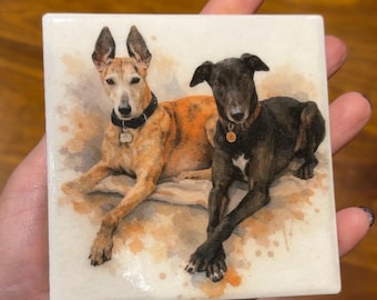 Personalised Ceramic Coaster (one individual coaster)