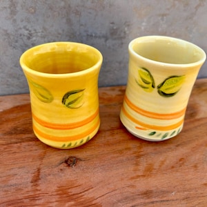 Handmade Stoneware Espresso Cup Set Pottery Sake Cups Ceramic Shot Glasses Rustic Studio Pottery