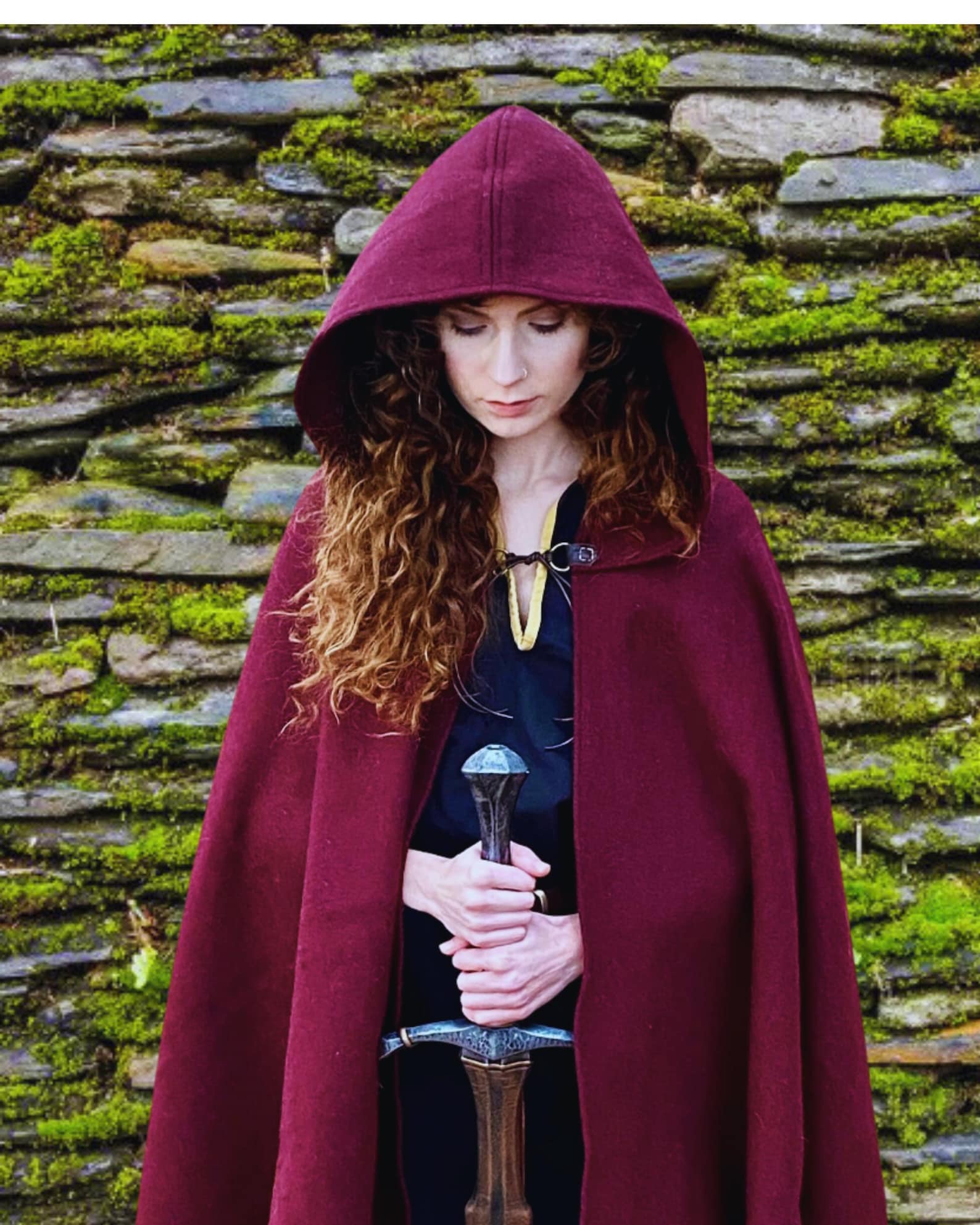 Wool Traveler's Cloak – Renaissance Faire, Medieval Costume, LARP - Etsy