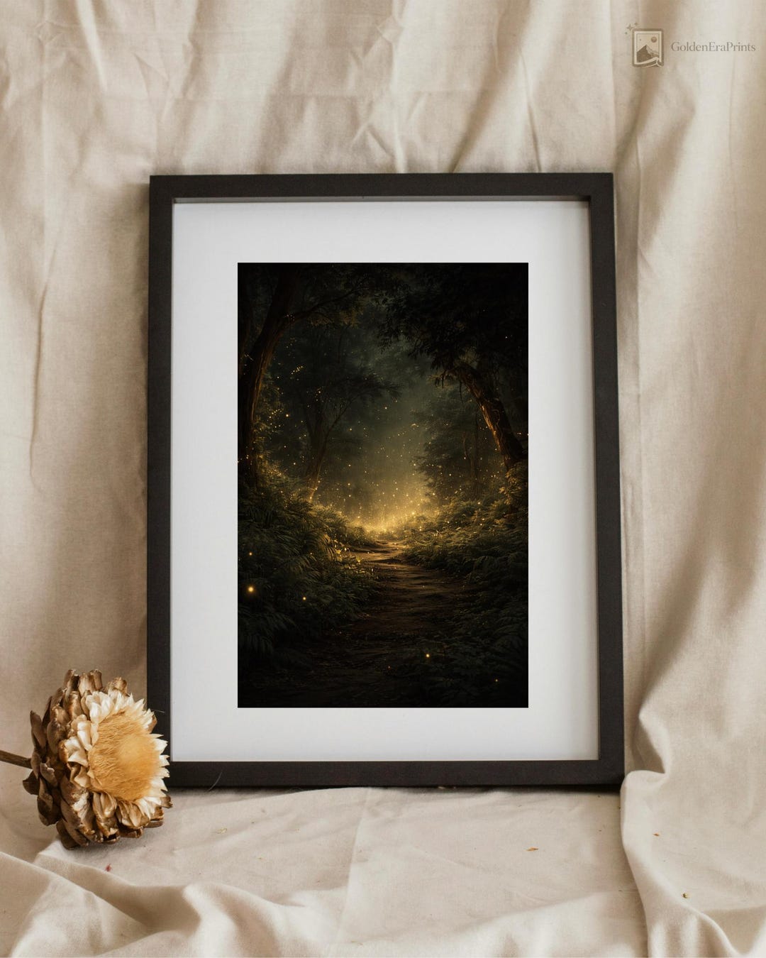 Enchanted Forest Path Wall Art | Magical Bedroom Decor | Fantasy ...