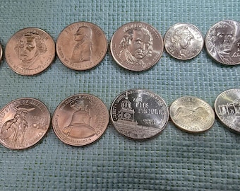 2026 US Semiquincentennial 10-Coin Set: Trump Dollar, Constitution Quarter, Liberty Half & 2025 Cent