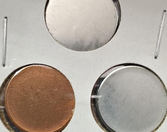 US Mint Lincoln Cent Planchets – Type 1, 2, 3 Unstruck Errors (Set of 3)