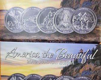 2012 America Quarters Set: Denver & Platinum Editions