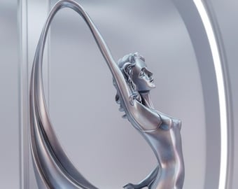 Franklin Mint "Passion Burns" sculpture by artist Julie Bell
