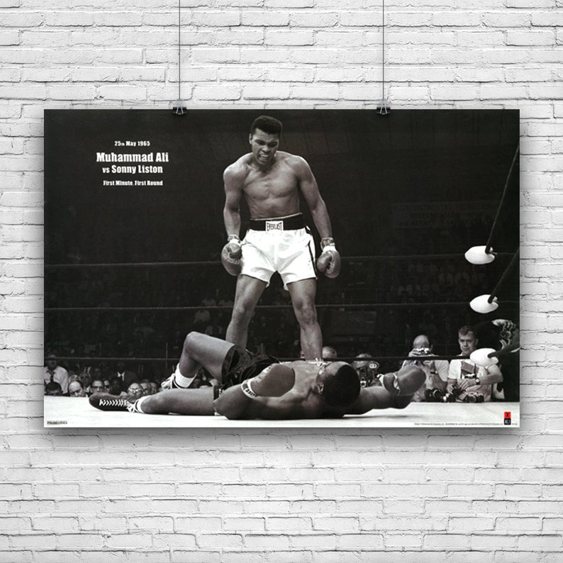 A4 A3 A2 A1 A0 SIZES MUHAMMAD ALI BOXING GYM POSTER ART PRINT