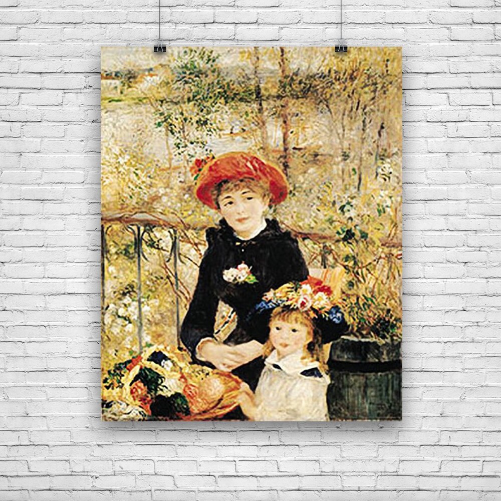 RENOIR ART PRINT Flower Vase Les Anemones 24X36 POSTER