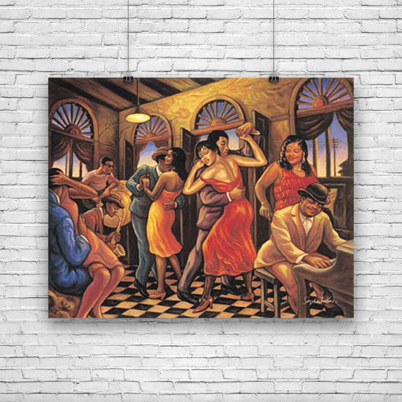 First Dance Sarah Jenkins African American Art Print 24x36