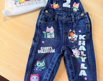 Gabby Dollhouse Girls Custom Birthday Outfit