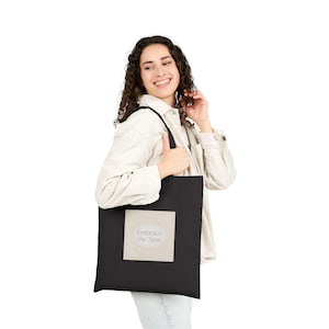 Embrace the New Tote | Fresh Start Minimalism, Blank Slate Canvas image 17
