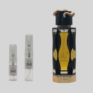 Lattafa Teriaq Intense | 2-5 mL Fragrance Sample | Glass Spray Atomizer