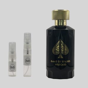 Game of Spades Wildcard | 2-5 mL Fragrance Sample | Glass Spray Atomizer
