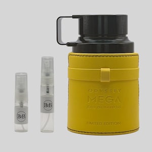 Armaf Odyssey Mega | 2-5 mL Fragrance Sample | Glass Spray Atomizer