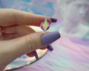 Mini Twinkle Vaporwave Filler Enamel Pin