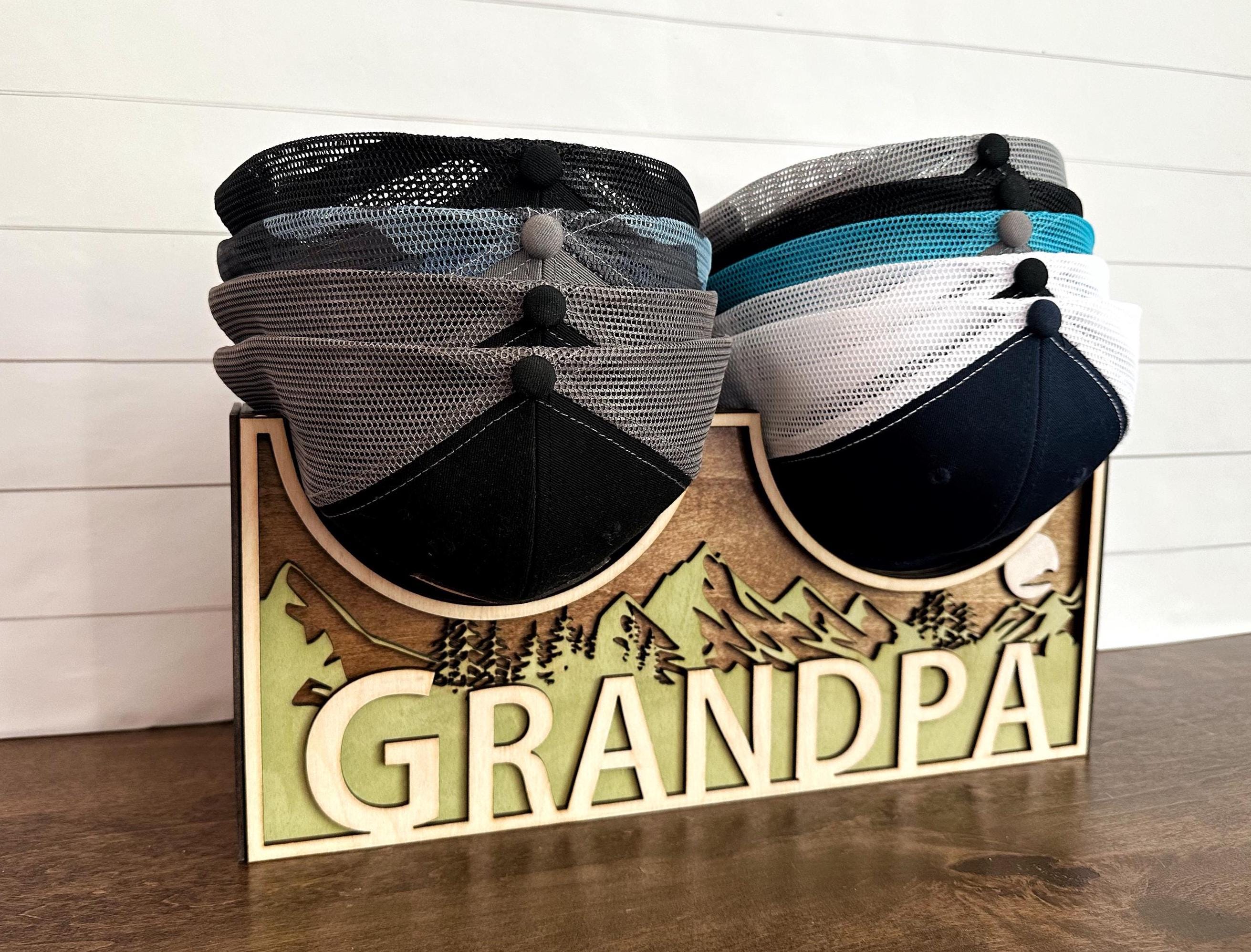 Personalized Hat Rack for Wall, Valentines Day Gift for Dad - Etsy