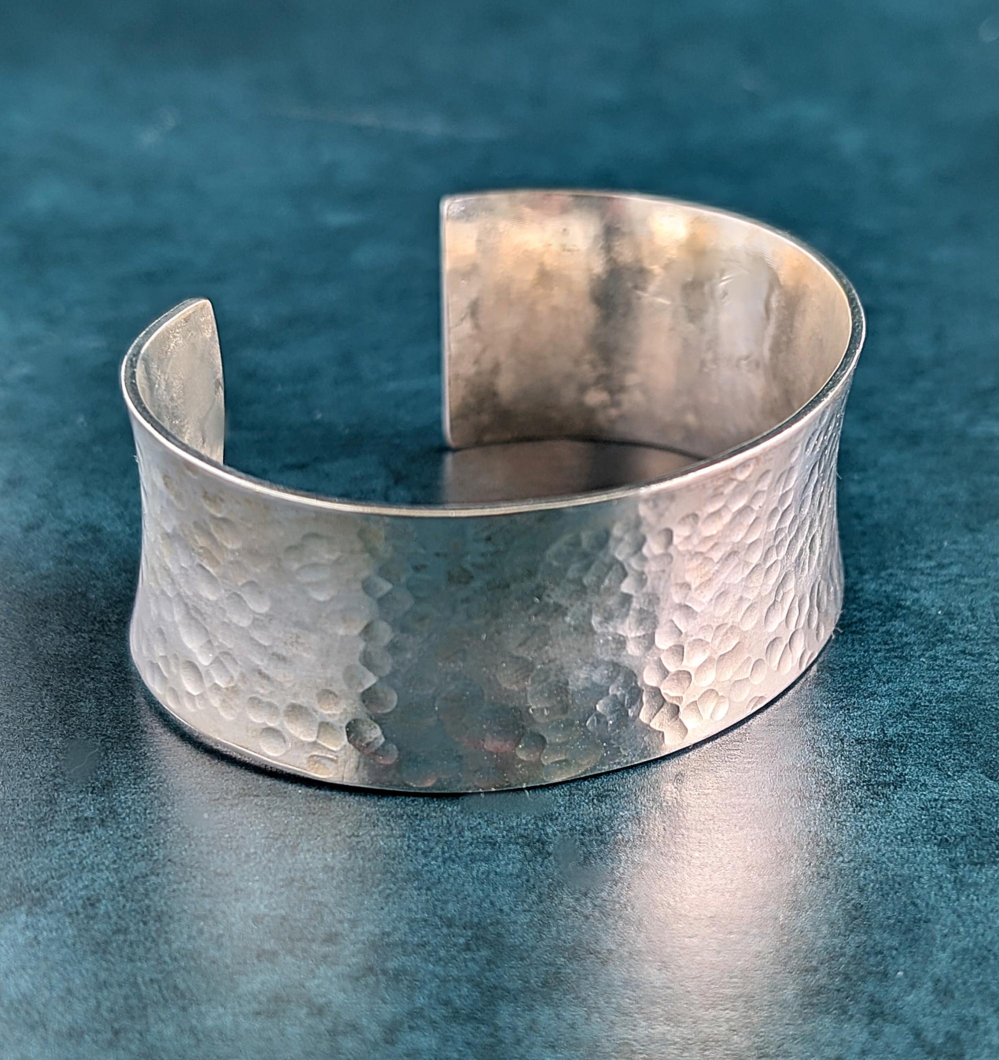RRL ★【シルバー カフ】Hammered Sterling Silver Cuff RRL Silver Hammered Cuff Bracelet RRL