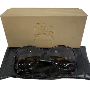 Burberry B 4197 3002/13 Dark Tortoise Shell Oversized Square Sunglasses & Case