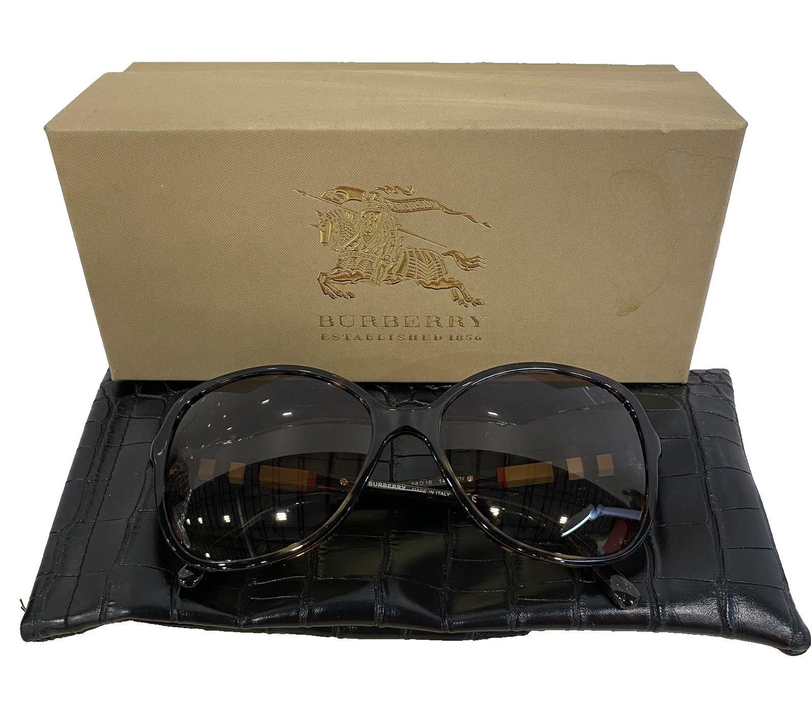 Burberry B4197 3002/13 Tortoise House Check Oversized Sunglasses Brown Gradient Burberry BE-4197 3002/13: Buy Online | Visionet main image 2