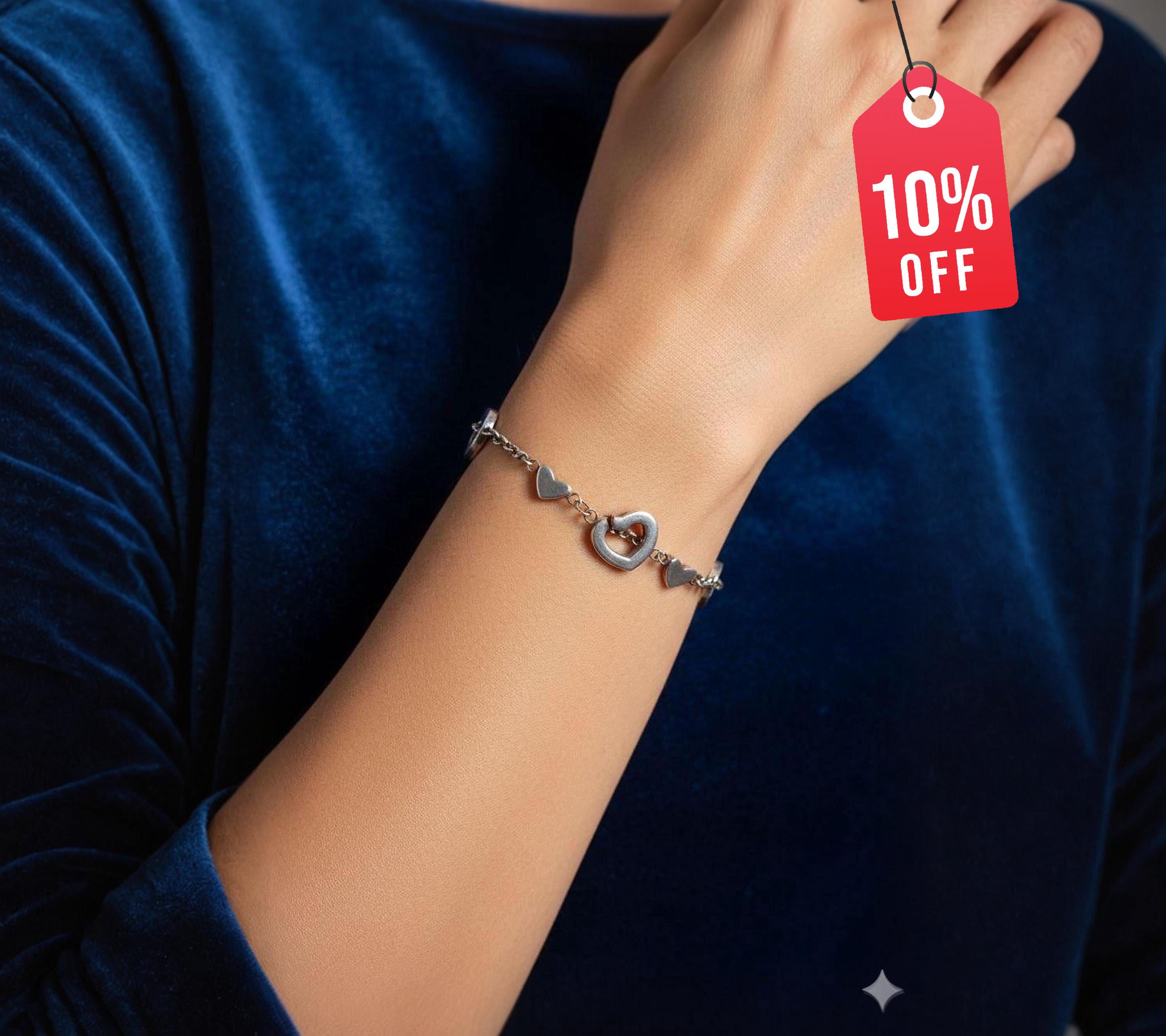 Tiffanys and co multi heart bracelet - Etsy 日本