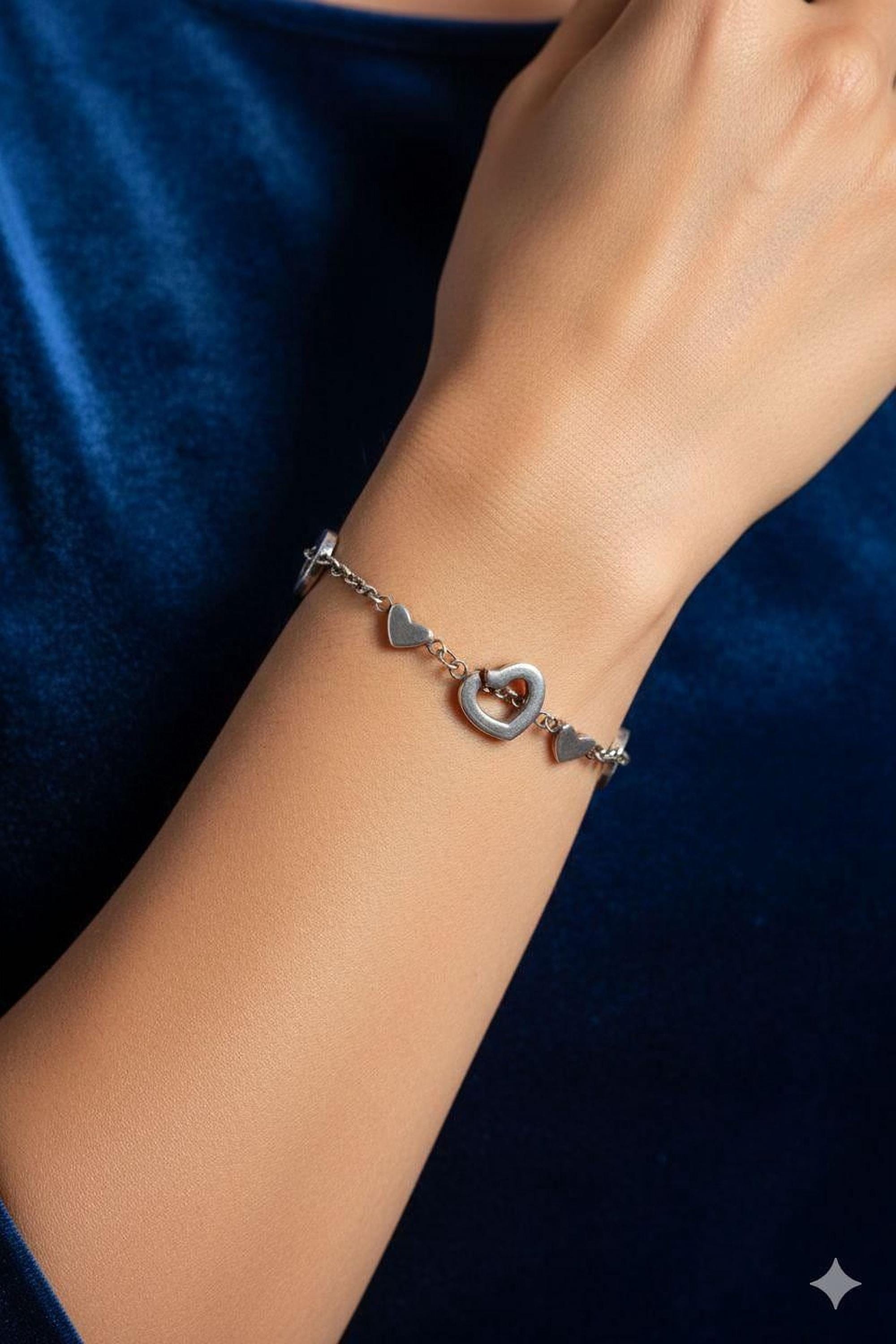 Tiffanys and co multi heart bracelet - Etsy 日本