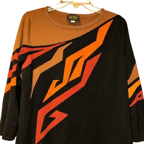 Bob Mackie Wearable Art Vintage Women's Sweater L… - image 2