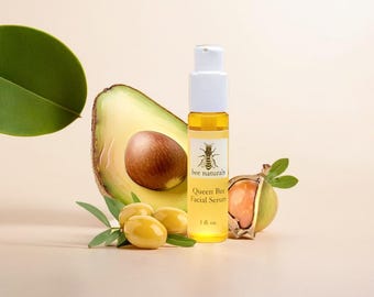 Queen Bee Facial Serum | Tamanu & Rose Absolute Botanical Oil | Nourishing Anti-Aging Face Oil | USA