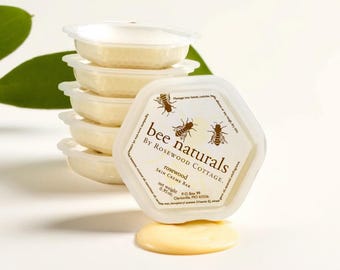Bee Naturals Skin Crème Bar | Solid Moisturizing Bar, Beeswax, Coconut Oil (Travel Size)