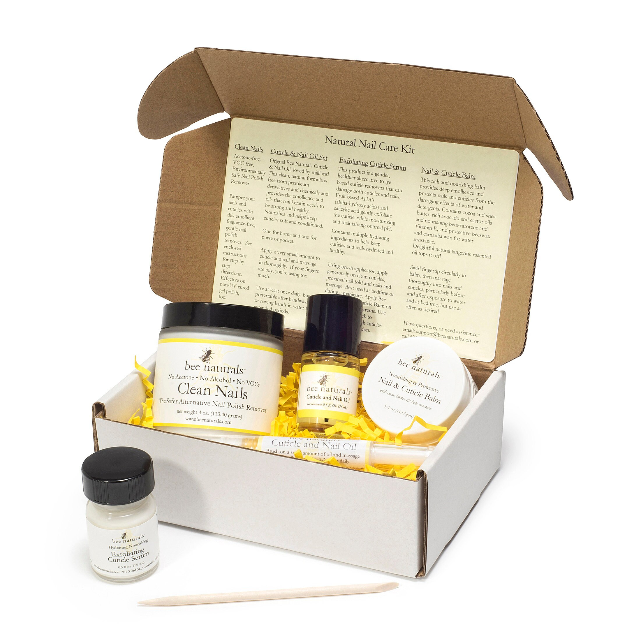 NEW Bee Naturals Complete Natural Nail Care Kit for Gentle - Etsy