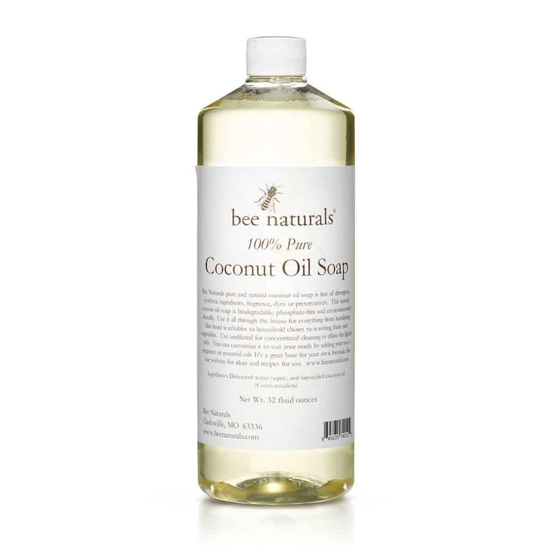 Coconut Oil Soap 100 Natural Liquid Castile Etsy